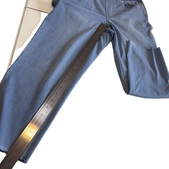 DG2 by Diane Gilman Pull-On Stretch Jeans Women's Slim Straight Elastic Waist PM - Picture 8 of 16